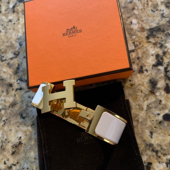 🚫SOLD🚫100% AuthenticHermes wide clic clac bangle - Picture 3 of 5